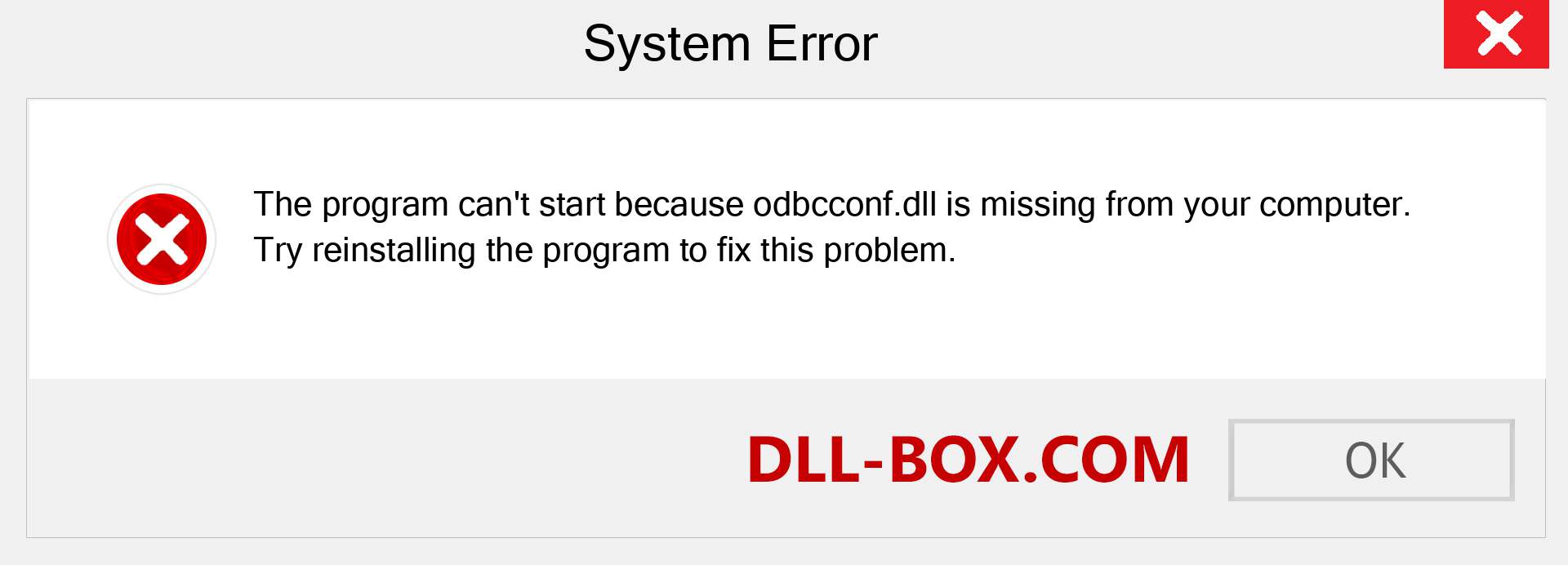  odbcconf.dll file is missing?. Download for Windows 7, 8, 10 - Fix  odbcconf dll Missing Error on Windows, photos, images